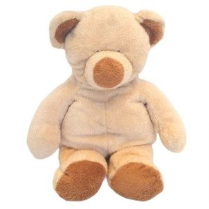 Vintage Ty Pluffies Collection Tan Teddy Bear Plush 2004